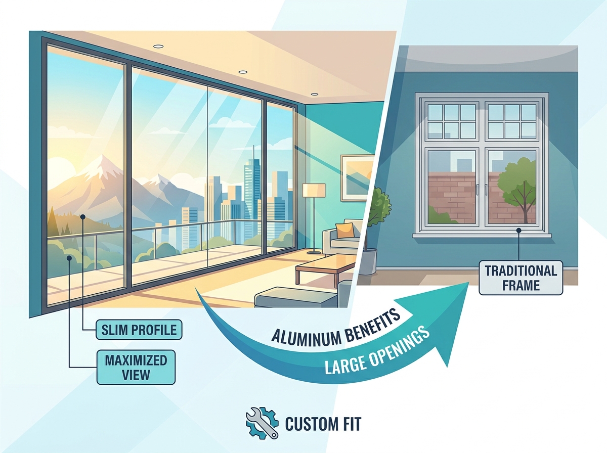aluminum frame window installation