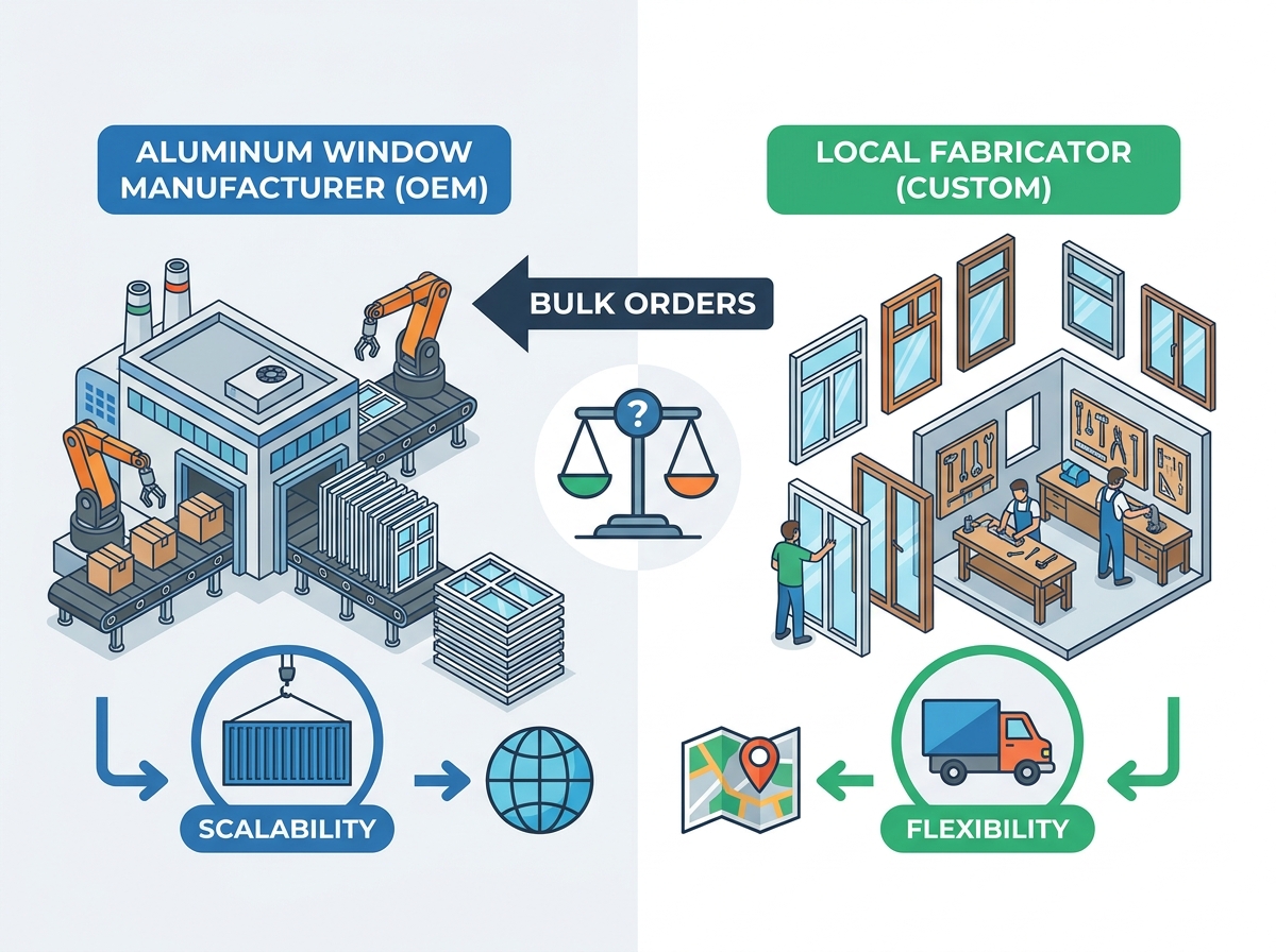 Aluminum window manufacturing facility