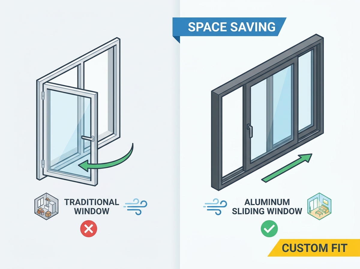 Aluminum Sliding Windows