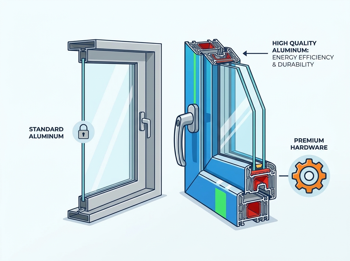 High Quality Aluminum Windows