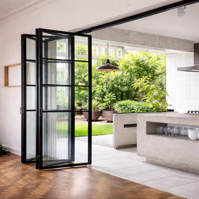 Aluminum Bifold Door Installation