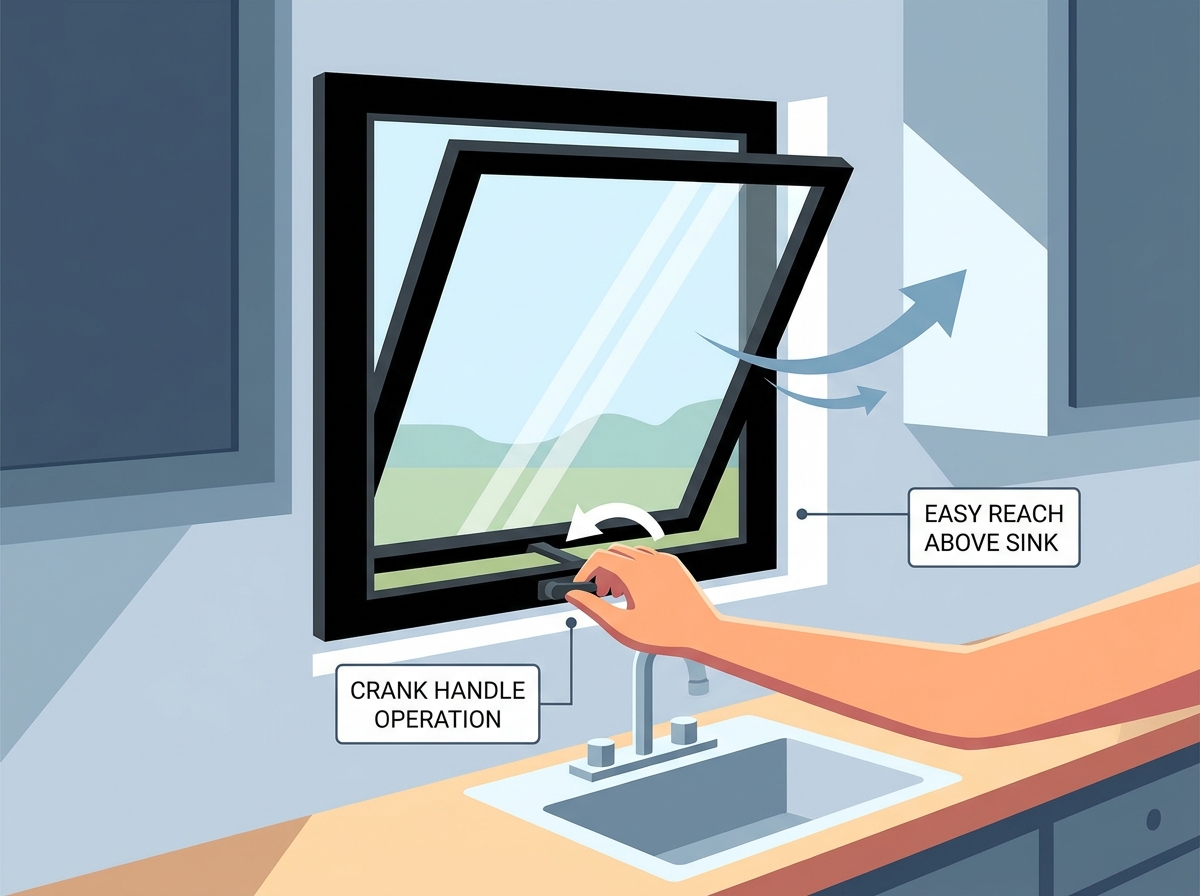 High quality aluminum windows providing expansive views and natural light in a contemporary residential setting